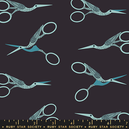 Stork Scissors in Soft Black - 1 800 Notion by Ruby Star Society