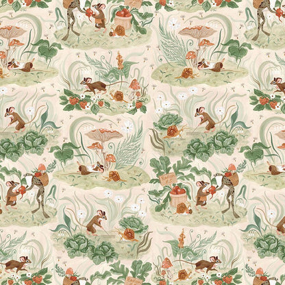 Country Mouse in Vanilla from the Country Mouse Collection by Rae Ritchie for Dear Stella
