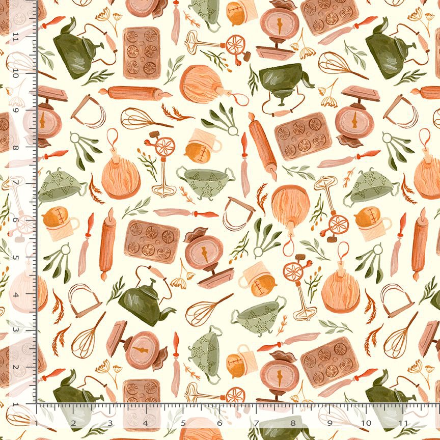 Baking Supplies in Cream Bramble Bakery by Rae Ritchie for Dear Stella