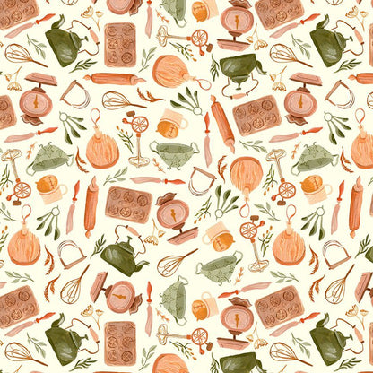 Baking Supplies in Cream Bramble Bakery by Rae Ritchie for Dear Stella