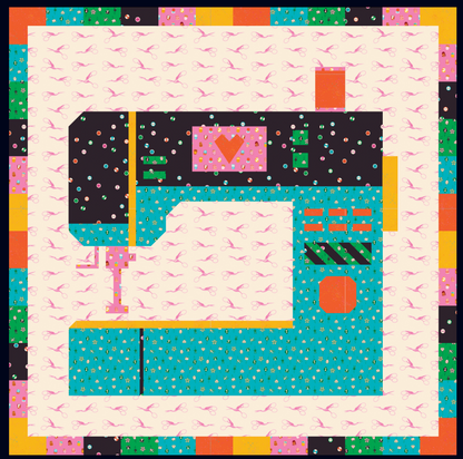 Oh The Possibilities Sewing Machine Quilt Paper Pattern by Kelly Renay