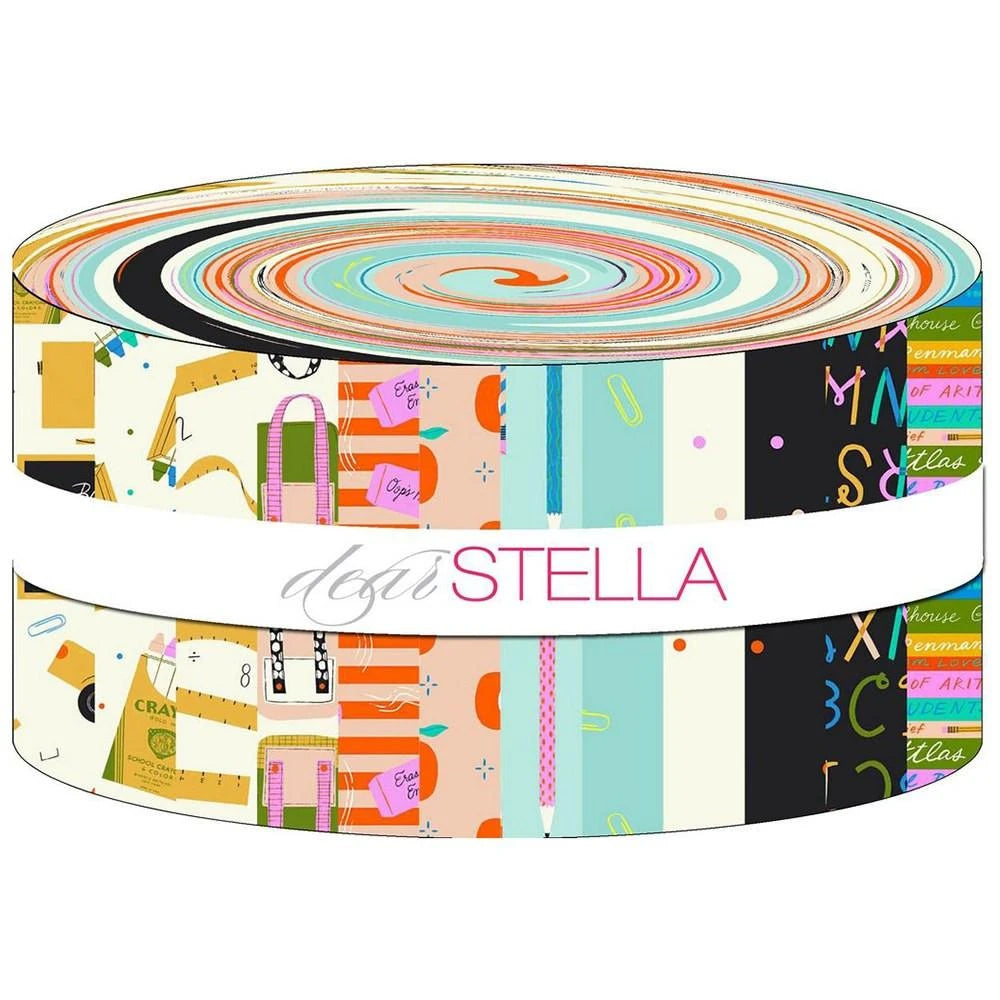 Dear Stella Hall Pass Strip Roll Precuts ~ 2.5" x 44" Jelly Roll (40 Strips)