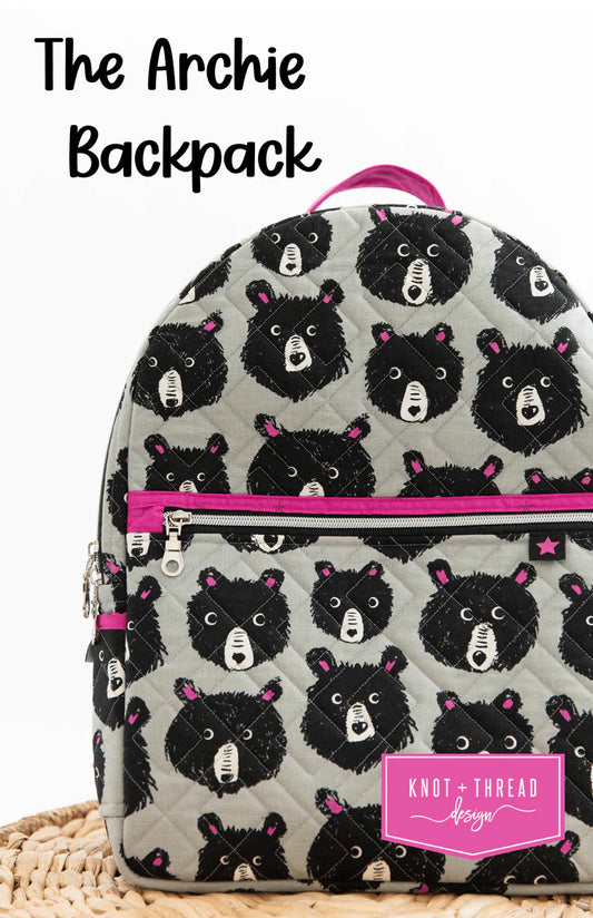 Archie Backpack Paper Pattern