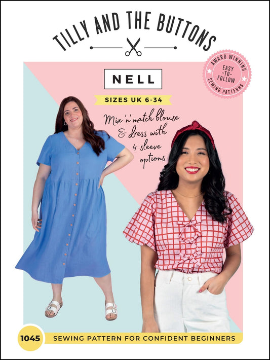 Tilly and the Buttons Nell Blouse & Dress Paper Pattern