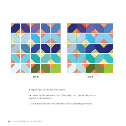 10-Inch Square Quilt Block Book - 40+ Quilt Patterns