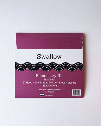 Sweet Swallow - Bird Embroidery Kit