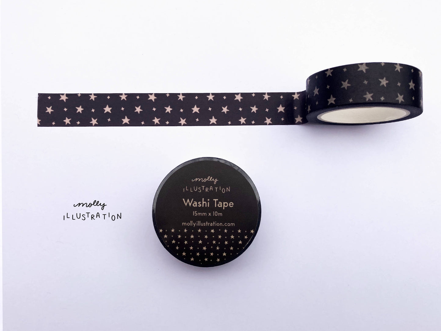 Neutral Stars Decorative Washi Tape