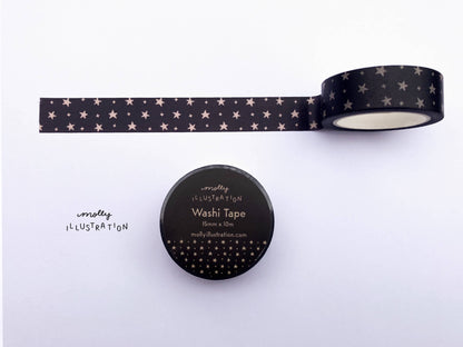 Neutral Stars Decorative Washi Tape