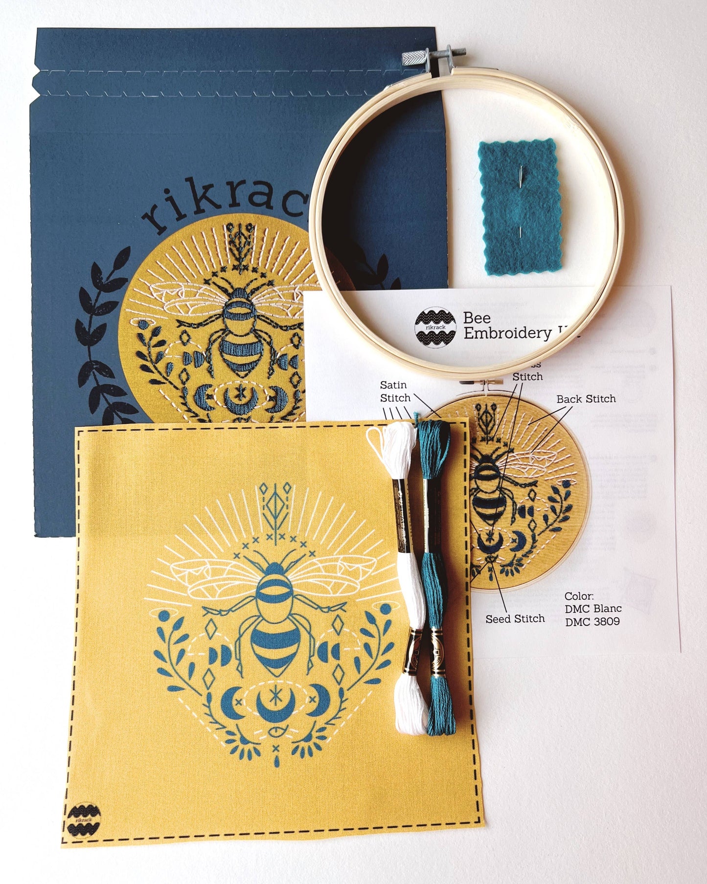 Lovely Bee Embroidery Kit