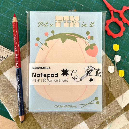 Put a Pin in it Notepad - by Cotton & Ochre