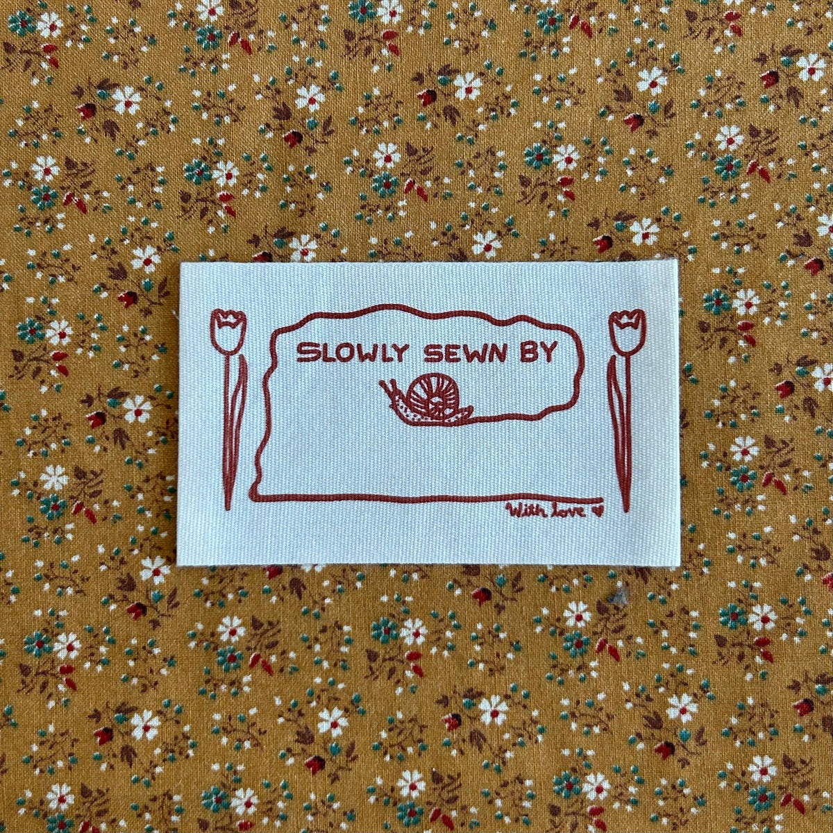 Cotton and Ochre - Sewn Slow Quilt Labels