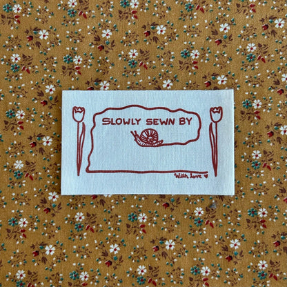 Cotton and Ochre - Sewn Slow Quilt Labels