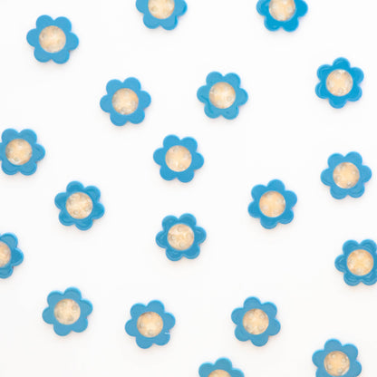Blue Daisy Large 1" Buttons - by Sarah Hearts