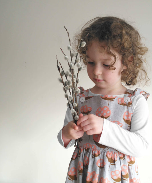 Pinafore Sewing Pattern for Toddlers & Little Kids - by fionna hanna