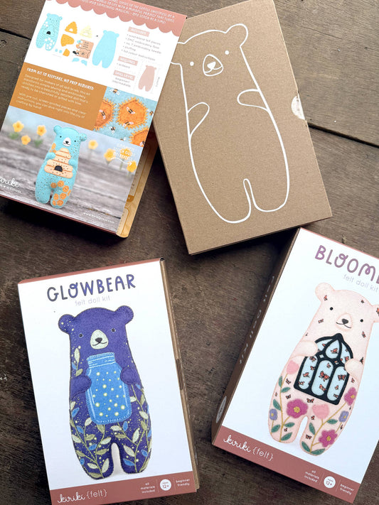 Glowbear Felt Doll Kit - by Kiriki Press