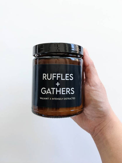 Ruffles + Gathers Candle | Peach & Cherry Blossom