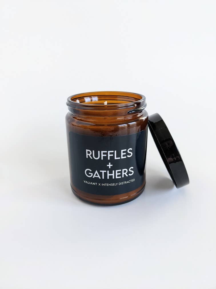 Ruffles + Gathers Candle | Peach & Cherry Blossom