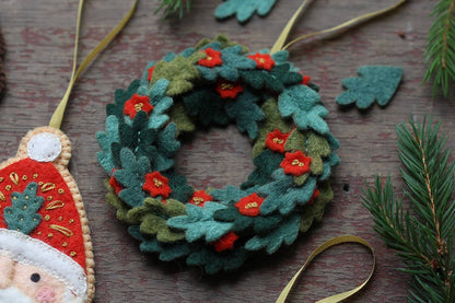 Wreath - Felt Ornament Kit