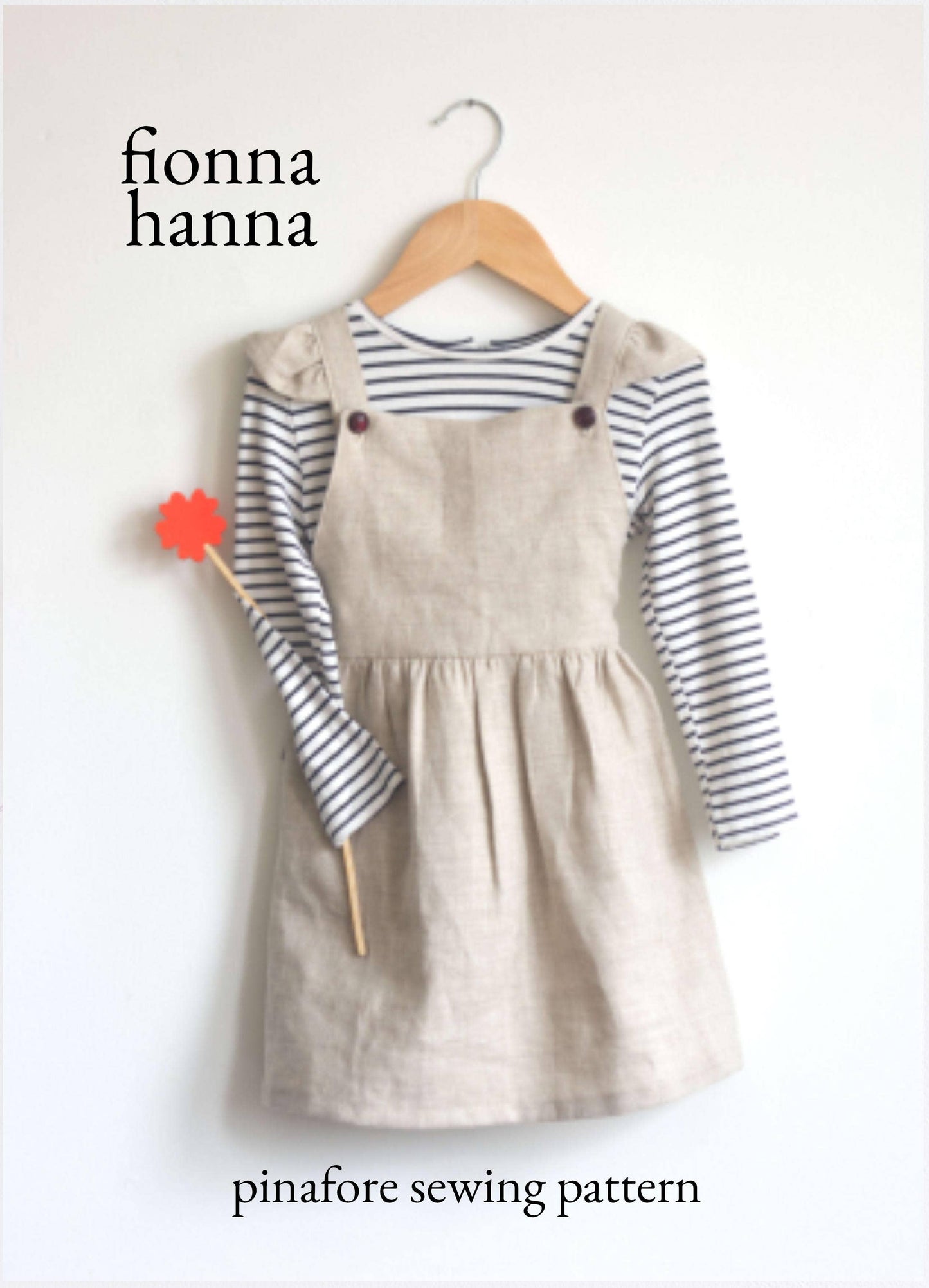 Pinafore Sewing Pattern for Toddlers & Little Kids - by fionna hanna