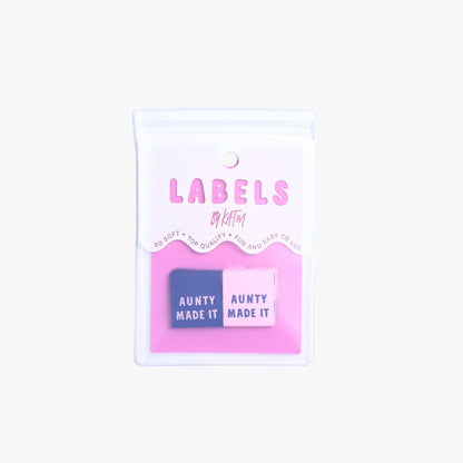 Aunty Made It Woven Labels - Pack of 6 Labels by KATM