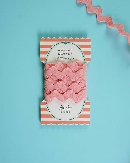 Pink Taffy Big Ric Rac by Matchy Matchy