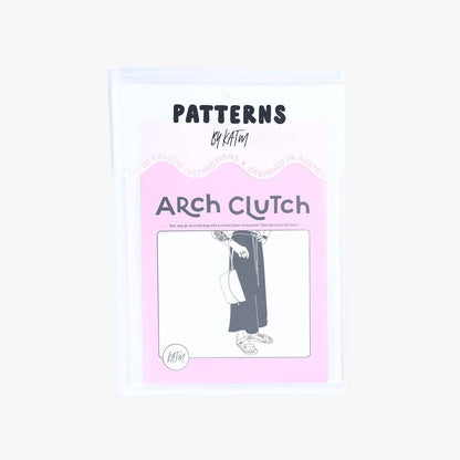 Arch Clutch Printed Paper Pattern | Sewing Pattern by KATM