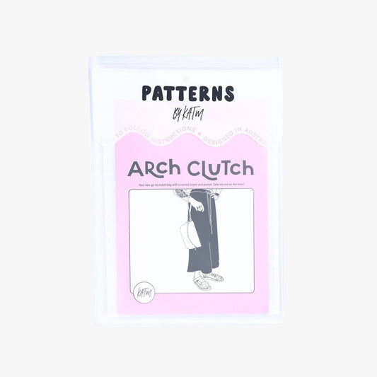 Arch Clutch Printed Paper Pattern | Sewing Pattern by KATM