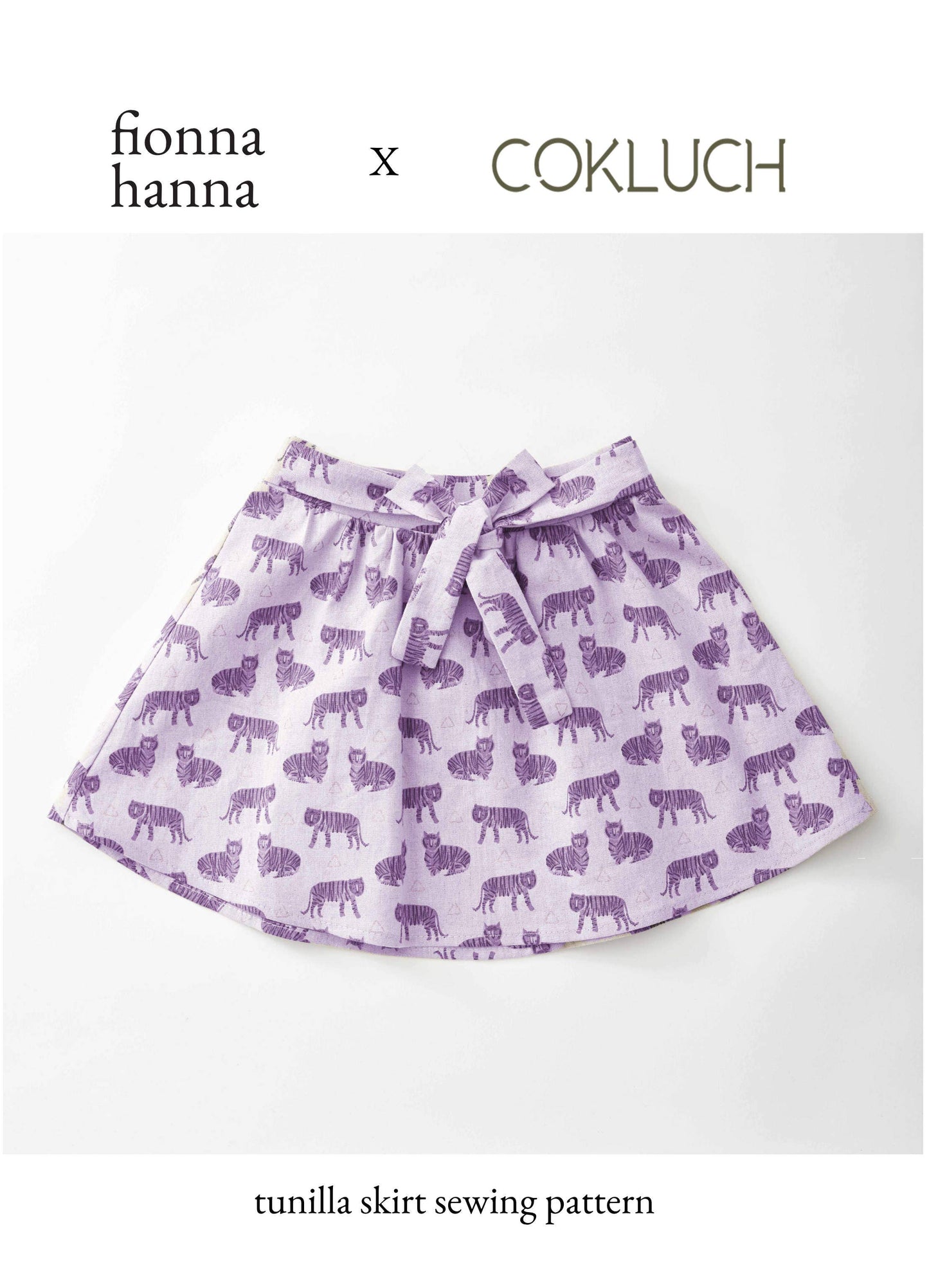 Tunilla Skirt Sewing Pattern for Toddlers & Kids - by fionna hanna x COKLUCH