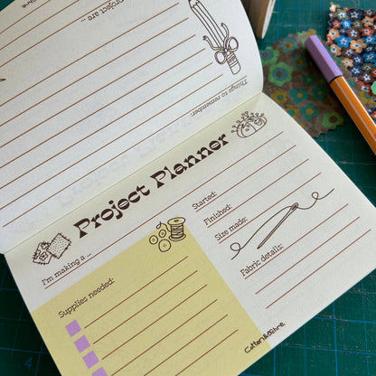 Cotton and Ochre - Project Planner Notepad
