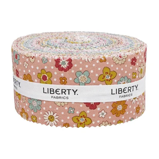 Liberty London - Meadow Flowers Rolie Polie Strips Lasenby Roll, 2.5"x 42"
