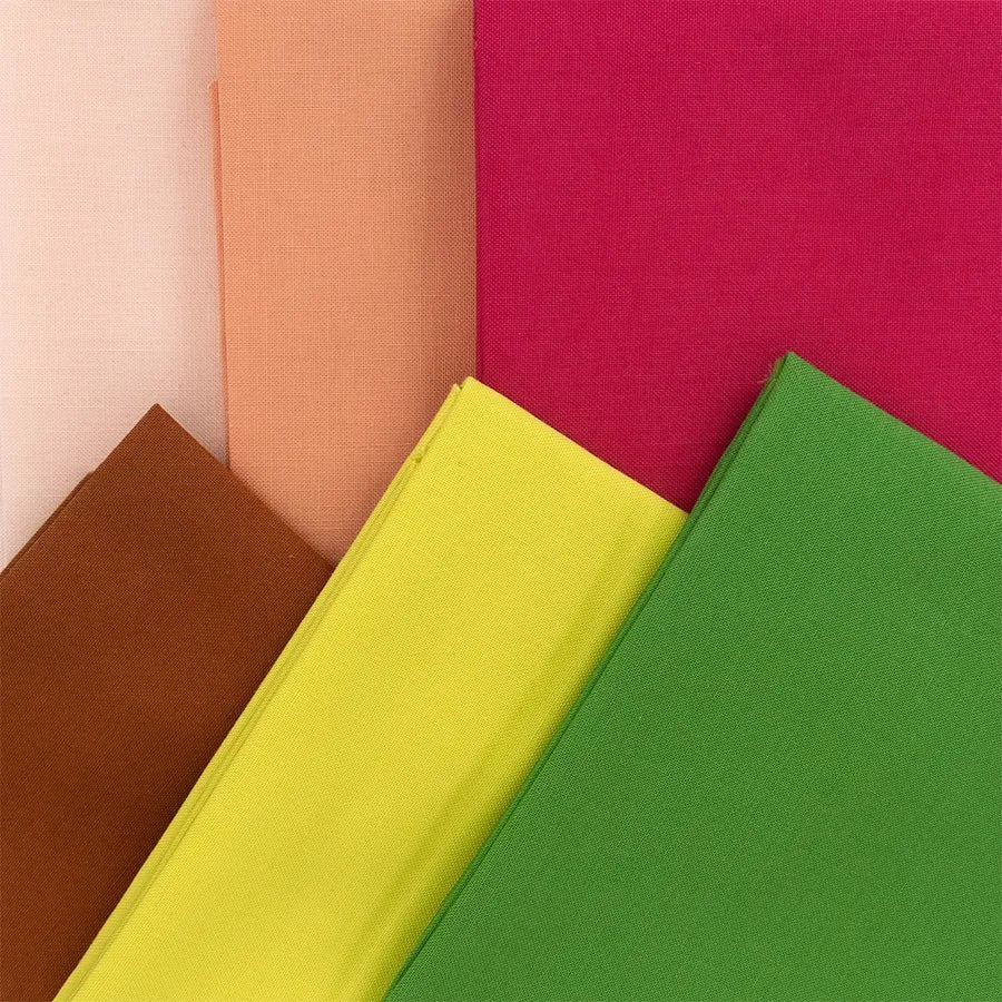 Happy Place Solids #3 Fat Quarter Bundle of 12 by Anna Maria Textiles