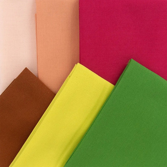 Happy Place Solids #3 Fat Quarter Bundle of 12 by Anna Maria Textiles
