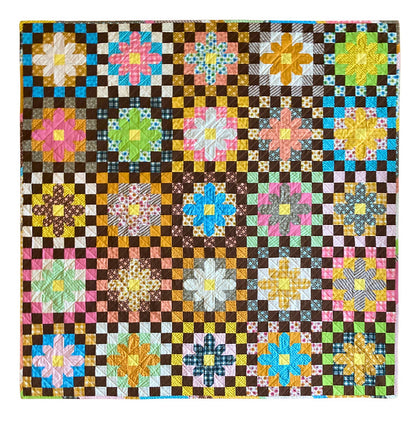 Retro Crochet Quilt Paper Pattern by The Retro Quilter