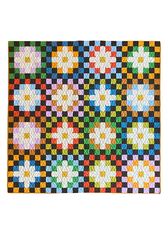 Retro Crochet Quilt Paper Pattern by The Retro Quilter