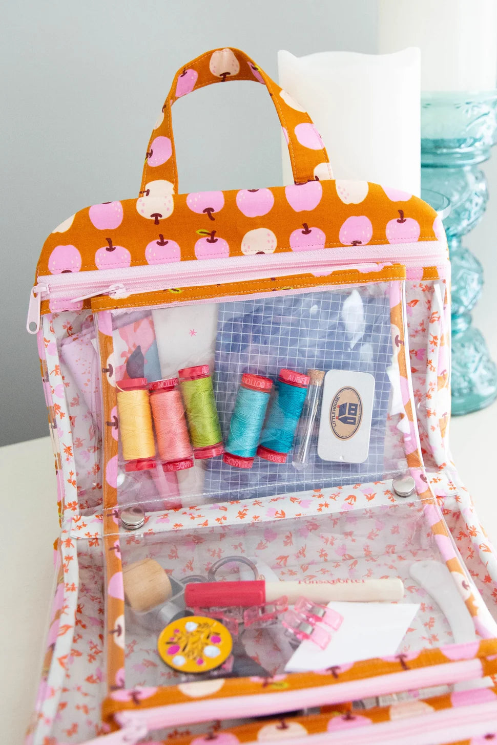 The Truvy Bag Makeup Crafting Kit Paper Pattern - Knot + Thread Design