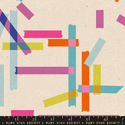 Cotton Linen Blend Canvas - Washi Plus in Natural